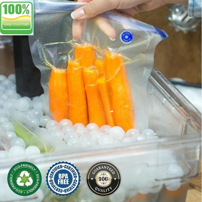vacuum sealer storage bag Heat seal laminated transparent vacuum plastic food packing bags for sausage, BAGPLASTICS. BAG