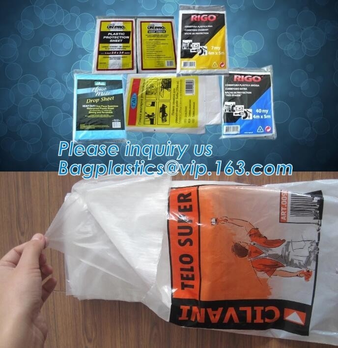 Disposable Drop Cloth Plastic Hdpe Sheets,Hot Sale Dust-Proof Clear Sheets Paint Drop Cloth,Transparent Plastic Painting