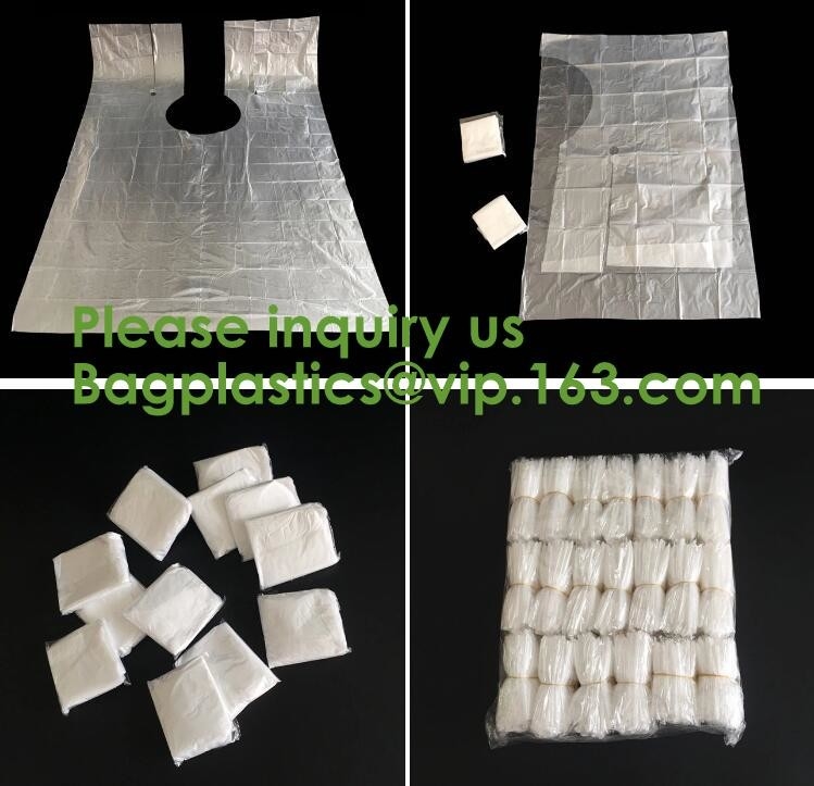 compostable kitchen apron Biodegradable Gloves Sleeves PLA/PBAT/Corn Starch Compostable Bag singlet bags, vest carrier
