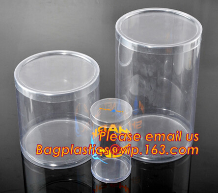 Round Plastic Tube,Clear Plastic Round Pet Tubes,Soft Food Grade PET Round Tube Box Microwave/Dishwasher/Freezer Safe