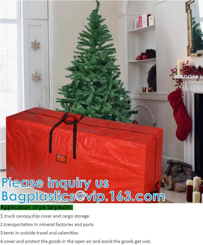 Christmas Bag Holiday Extra Large For Up To 9' Tree Storage 9 Foot Heavy Duty Extra-Large Storage Laundry Shopping Bags