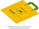Promotional White EN13432 Certified Compostable shopping bag for supermarket, 100% compostable plastic t-shirt shopping