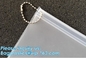 Pencil Case PVC Bag Zippered PVC Mesh Bag EVA Document File Bag,Water-Proof PVC Zipper Stationary Document Set Bags