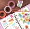 Paper Tape Lovely Design Custom Printing Various Color Pineapple Assorted Pattern Waterproof Washi Tape For Kids Craft