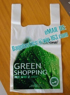 buy compostable garbage bag, compostable biodegradable HDPE vest carrier plastic T-shirt shopping bag online manufacturer