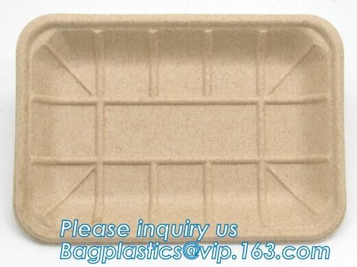 buy corn starch biodegradable meat tray corn starch dinnerware sets biodegradable cake tray Rectangular Tray Paper Food Tra online manufacturer
