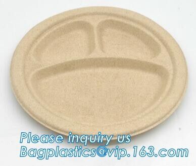 buy biodegradable disposable corn starch tray compartment catering tray fruit packaging tray made from cornstarch online manufacturer