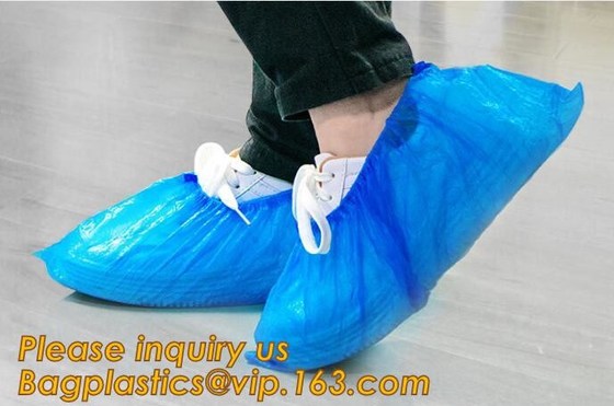 buy THICK DISPOSABLE,DUST-PROOF,CPE COATED,SMS BOOT COVER,NON WOVEN SHOE COVER,heavy duty polypropylene fabric shoes cover online manufacturer