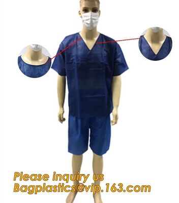 buy Children Patient Gown/Surgical Gown With Short Sleeve, Disposable Nonwoven Surgical Gown For Medical/Hospital nurse doc online manufacturer