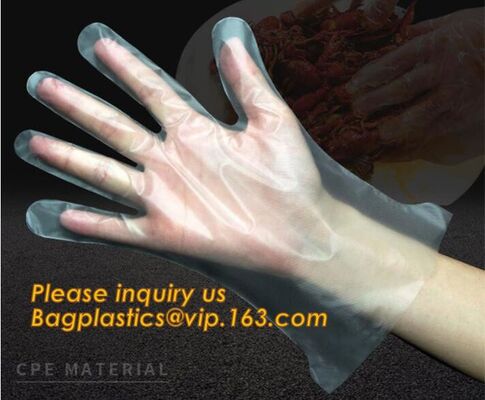 buy Disposable Plastic Polythene PE Gloves Cleaning Prepare Food,STERILE TWO FINGER GLOVES IN POLYETHYLENE, small packing PE online manufacturer