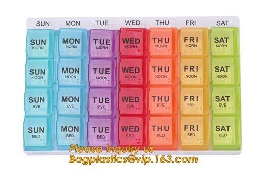 buy week pill box 7 day Medicine Pill box for health care,Customized logo Hot sales colorful plastic pill box,7 day pill box online manufacturer