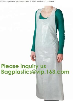 buy 100% compostable apron, blend with PBAT+PLA+CORN STARCH, APRONS,gallon compostable drawstring trash bag BAGEASE PACKAGE online manufacturer