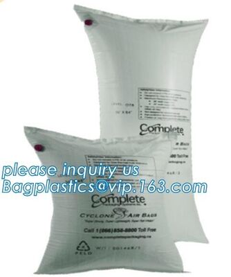 buy pillow packing bag dunnage air bag for container, Kraft Paper Air Bag for Shiipping Tuck Tank Container, bagplastics, ba online manufacturer