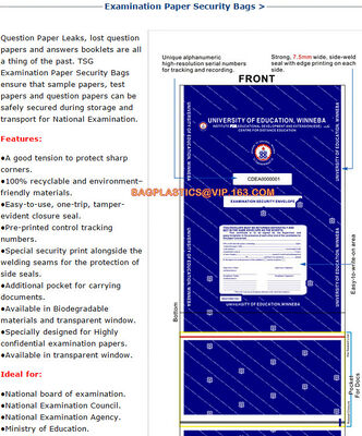 buy Transparent Safety Plastic Bank Deposit Tamper Proof Cash Security Bags Manufactory, Steb Plastic Money Pe Bank Deposit online manufacturer