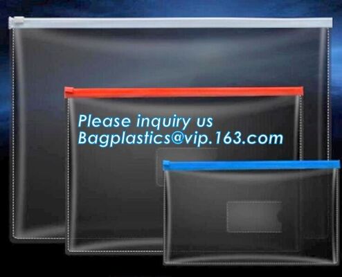 buy Reclosable PE PVC plastic slider zipper storage bags, multi color plastic slider zipper clear pvc pencil bag, pvc zipper online manufacturer