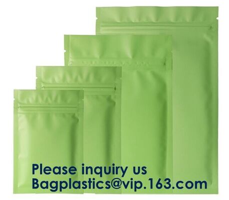 buy 1 oz Matte white printing Loose Leaf Herbal Tea Packaging zip lock bag / Tea Leaf Bag,Herbal Child Proof Bag For Tobacco online manufacturer