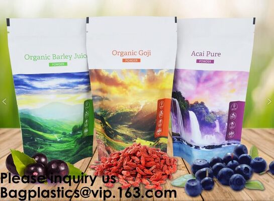 buy Aluminum Foil k Doypack Pouch Stand Up Pouch Bag With Clear Window For Coffee, Tea, Bean Packing online manufacturer