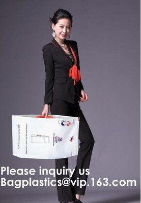 buy Food Grade Custom Printed 10 Kg Plastic Rice Bag With Handle,5kg 10kg Rice/Wheat Flour/Grain Vacuum Packaging Bag With H online manufacturer