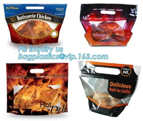 buy Hot roast chicken bag/hot roast plastic packaging bag for duck,chicken,fish, Fried Chicken Packaging Clear Microwaveable online manufacturer