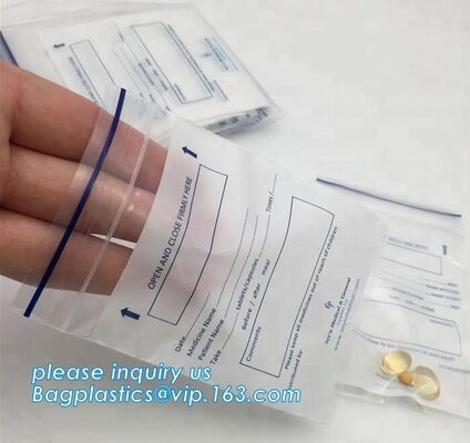 buy Medical powder plastic child proof zip lock bags / sachet herbal pills pack aluminium foil pouch, medical grip seal bags online manufacturer
