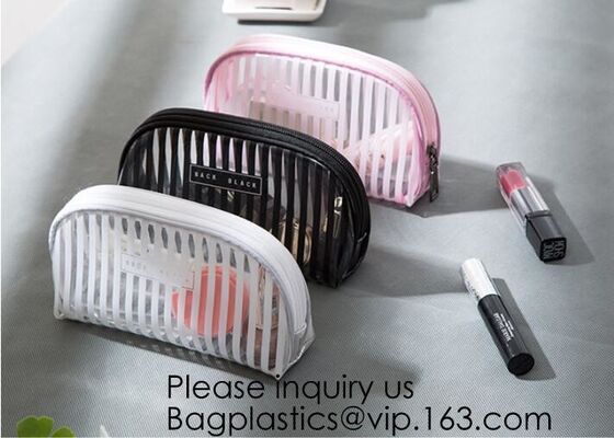 buy Cosmetic Bag Women Makeup Organizers Clear PVC Cosmetic Cases Toiletry Bag Purse Transparent Pouch,Tote Travel Toiletry online manufacturer