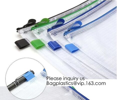 buy Office Stationery Plastic Pp File Bag A4 Document Pouch B6 Zipper Wholesale File Folder Bag School Stationery Supplies, online manufacturer