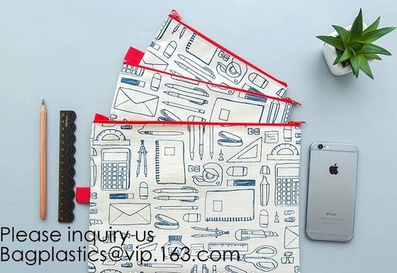 buy Fashion nylon oxford 600D zipper pencil stationery organizer bags,A4 Zipper Lock Office Stationery File Bag, BAGEASE online manufacturer