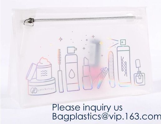 buy TPU EVA Cheap Plastic Zipper Bag Makeup Sponge Cosmetic Packaging Storage Suit Bag,vinyl cosmetic bag with zipper bageas online manufacturer