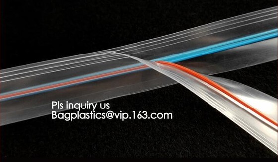 Press-Lock Zipper For Zipper Pouch Bag, sustainable Sliders For Bags Pe Zipper Slider Head, PE Hermetic Seal Zipper