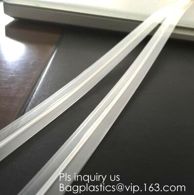 buy PE & PP pvc long chain pe double color flange zipper used for zip lock plastic bags, custom zipper washing machine flang online manufacturer