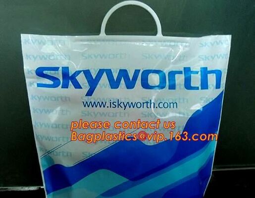 buy Heavy Duty Customized Printing Rigid Snap Handle Hard Plastic Bag,LDPE Rigid Handle Personal Belonging Bag bagplastics online manufacturer
