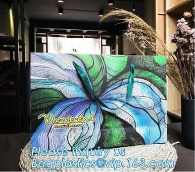 buy carrier bag packaging custom logo printed brand retail paper bag,Waterproof Kraft Paper Folding Basket Gift Box Plantpot online manufacturer