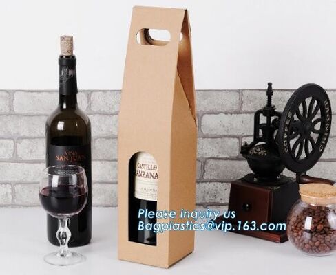 buy Wine Packing Kraft Paper Bag with Twist Handle,Eco-friendly cmyk gold color custom printing paper wine gift bag bagease online manufacturer