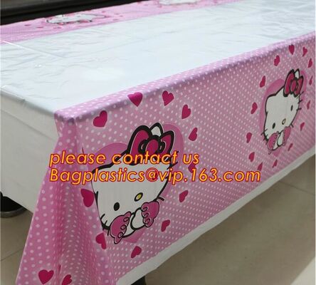 buy Hello Kitty Party Supplies Plastic Tablecloth kids Birthday Decoration Baby Shower For Kids Girls, 1pcs spiderman theme online manufacturer