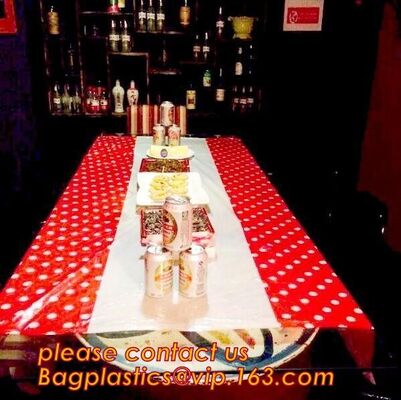buy Colorful Polka Dot Table Cloth Plastic Tablecloth Cover for Wedding Birthday Party Supplies/Decoration BAGEASE BAGPLASTI online manufacturer