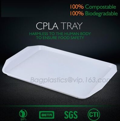 buy plastic tray, food tray, food container, Fast Food Tray biodegradable plastic 5 Compartment Student Lunch Plate online manufacturer
