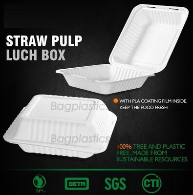 buy disposable takeout box for lunch, carry out container, meal prep food container Pla lunch box online manufacturer