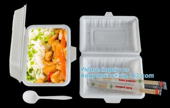 buy biodegradable corn starch food container,Airline new nature 900ml biodegradable corn starch food container with lid pac online manufacturer