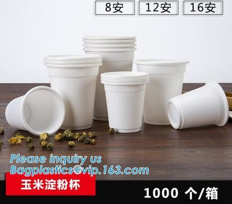buy 6OZ Corn Starch Biodegradable Disposable Cup,Eco-friendly Corn Starch Cup Party Tableware Biodegradable Food Container online manufacturer