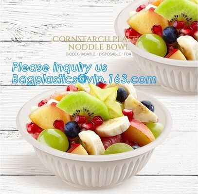 buy 7.5 inch Biodegradable Soup Bowl Disposable Cheap Food Grade Personalized Corn Starch Bowl,Corn Starch Biodegradable Bow online manufacturer