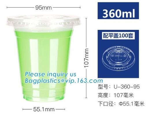 buy Disposable 100% compostable wholesale CPLA lids for soup bowls,PLA 8oz biodegradable paper cup with lid, bagplastics pac online manufacturer