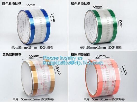 buy Easy Tearing Remove Masking Tape Seal Drinks And Bags,Easy TAPE OPP Tape food packaging tape coffee cup sealing label online manufacturer
