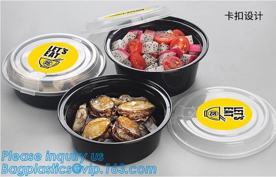 buy 500ML 1300ML Rectangular Camping Bowl Stackable Plastic Box Fresh Box Colorful Microwavable Food Storage Container Set online manufacturer