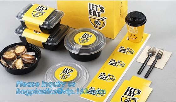 buy Disposable Eco-friendly 5oz Stripe Salad Bowl Plastic Round Take Away Food Packaging Rice Soup Noodle Dip Bowl bagease online manufacturer