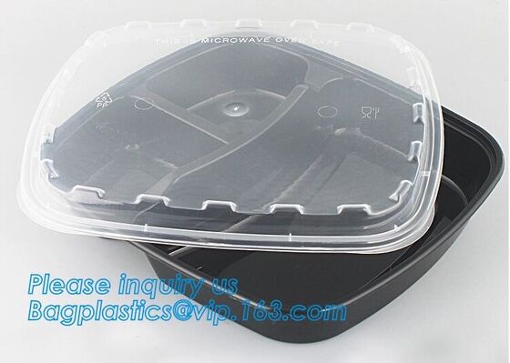 buy White Round Plastic PP Food container bento box heated disposable microwave lunch box,food bento storoage box bagease pa online manufacturer