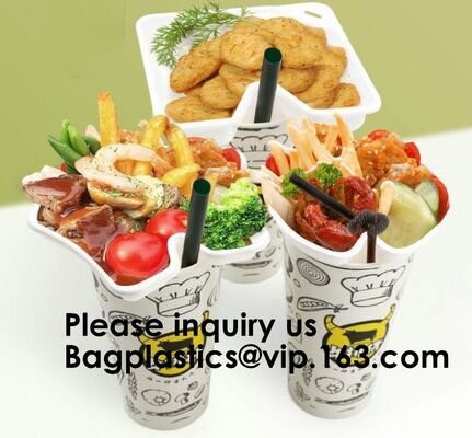 buy 300ml Snack Tray PP Injeciton Trays For 95mm And 95mm Diameter Cups Disposable PET plastic cup top snack tray, cup holde online manufacturer