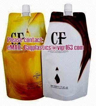 buy FDA approved stand up clear liquid spout pouch/Wine bag with spout tap,Spouted breastmilk storage bags BAGEASE BAGPLASTI online manufacturer