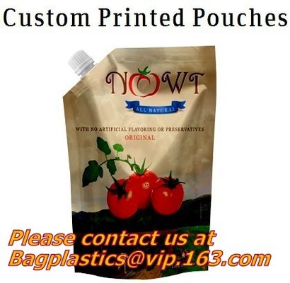 buy customized Reusable Stand Up 500ml 1000ml Packaging Spout Plastic Bag For Liquid With child proof caps reusable kids liq online manufacturer