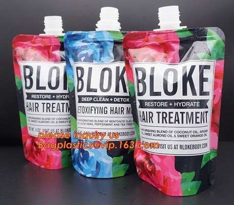 buy reusable kids liquid snack packaging biodegradable drink detergent Juice stand up spout pouch bag with online manufacturer