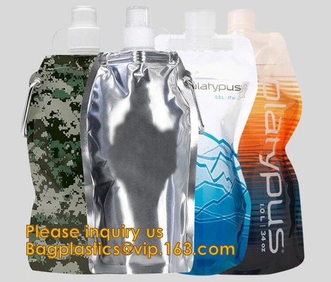 buy spout Bag good for packaging liquids 16.9oz 5.3 x 8.9 inch,Liquor Pouch Drinking Flasks, Reusable Liquid Spout Bag, BPA online manufacturer